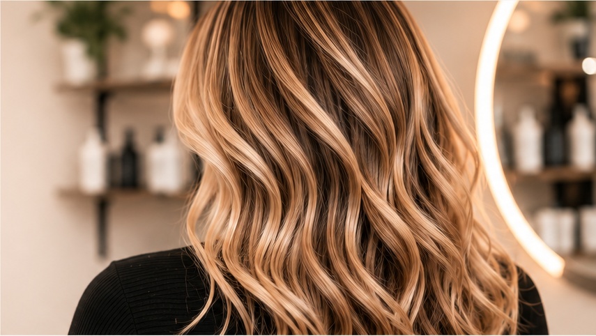 Dimensional lived-in hair color at Carli Special in Wheaton, Illinois